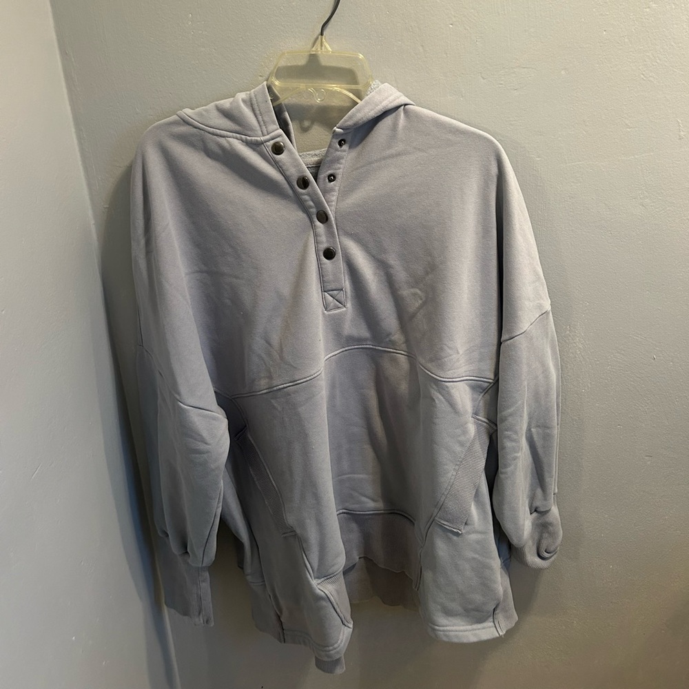 Blue hoodie from a boutique near my house.